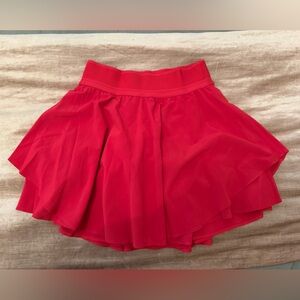 Lululemon Athletica Red tennis skirt